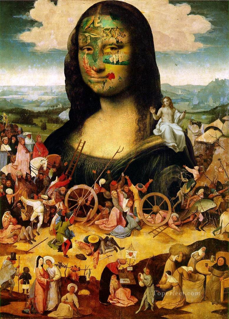 Mona Lisa Bosch Fantasía Pintura al óleo